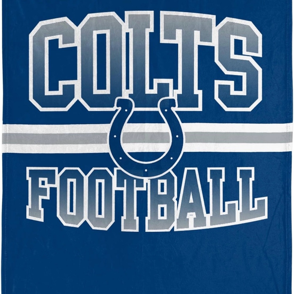 Indianapolis Colts Blue Football Blanket